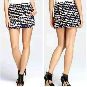 DVF Tweed Nelly Mini Skirt